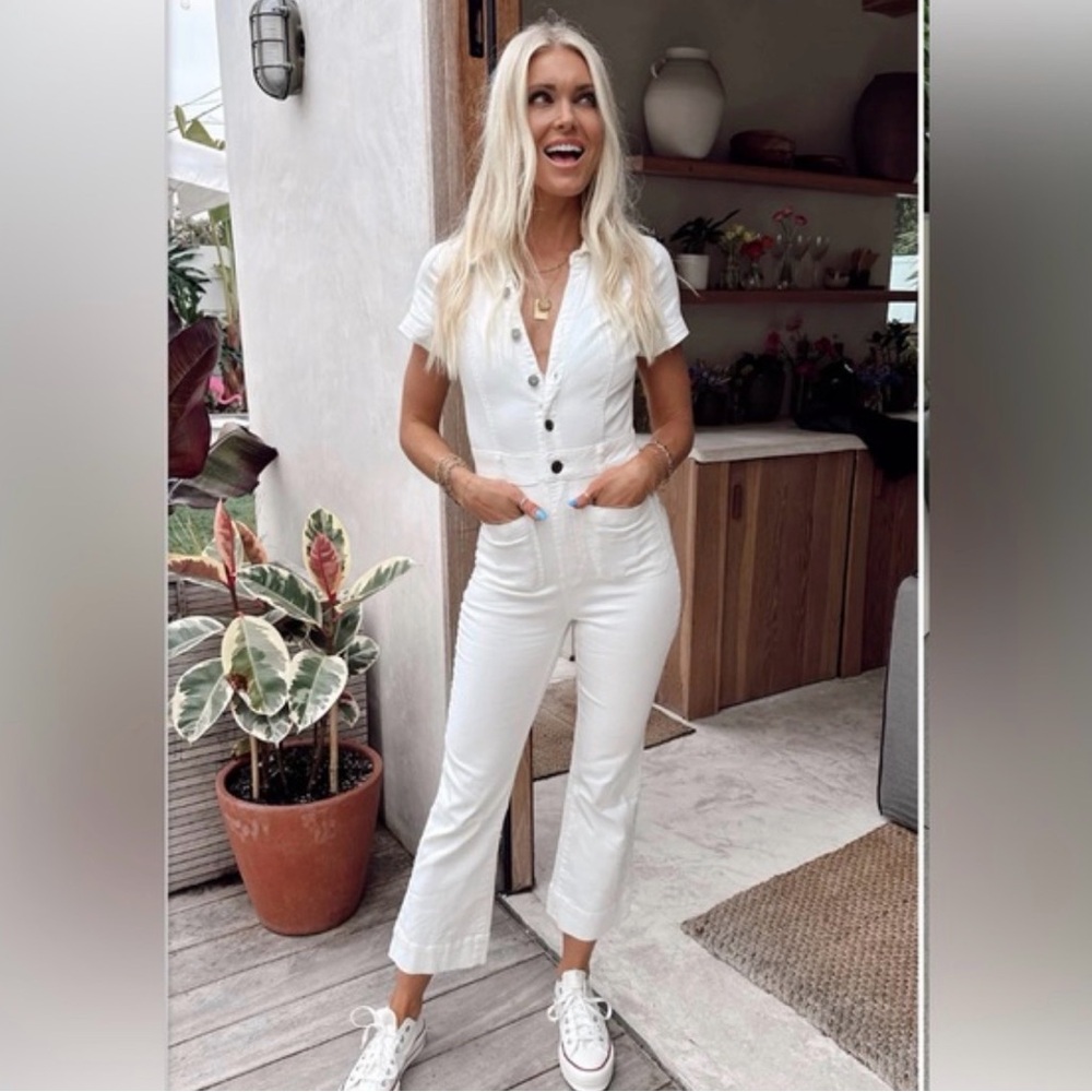 Show Me Your Mumu Cropped Everhart Jumpsuit XS